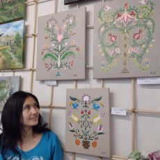 Krymo totorių kilmės menininkės Elviros Drozdovos paroda